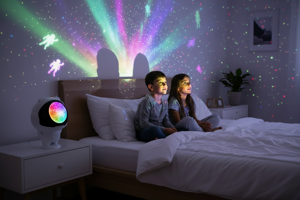 Titolo

Proiettore Astronauta LED Galaxy – Nebulosa 360°, Luce Notturna, Bluetooth e Telecomando | Trasforma la tua stanza in un cielo stellato