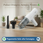 Aspirapolvere Portatile Senza Fili Ricaricabile – Potente, Leggero e Compatto per Auto, Casa e Ufficio