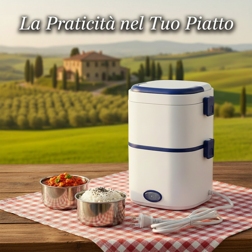 Titolo

🍱 LunchBox Elettrico Portatile 2 in 1 – Pranzo Sempre Caldo Ovunque | Pagamento alla Consegna 🇮🇹